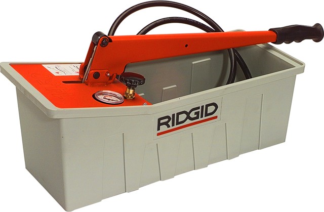 Druckprüfpumpe, RIDGID - Typ 1450 - Prüfen, Einfrieren, Spülen